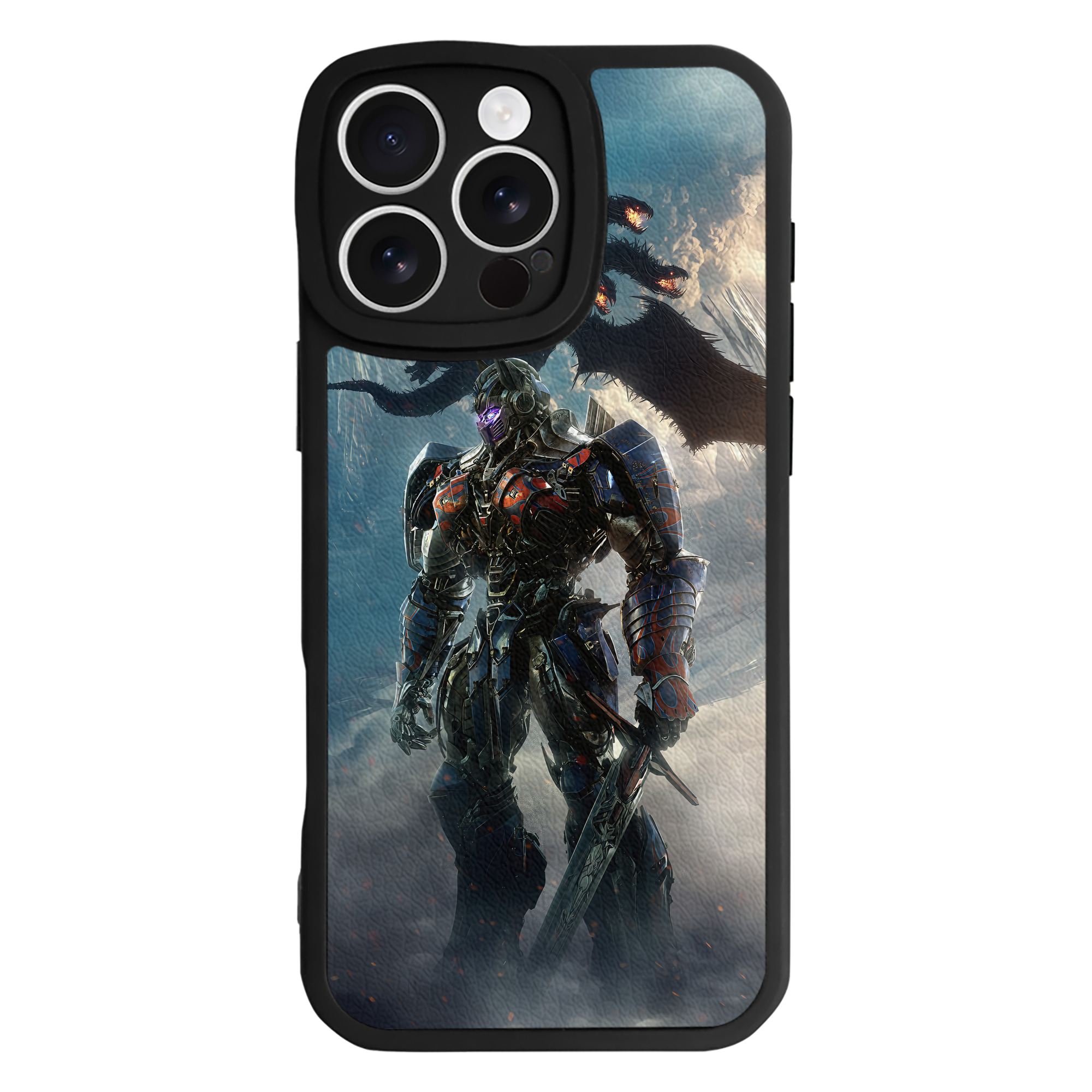 （画像用） Transformers トランスフォーマー 【iPhone 16シリーズ対応】シリコンスマホケース（レザー調） 材質：シリコン